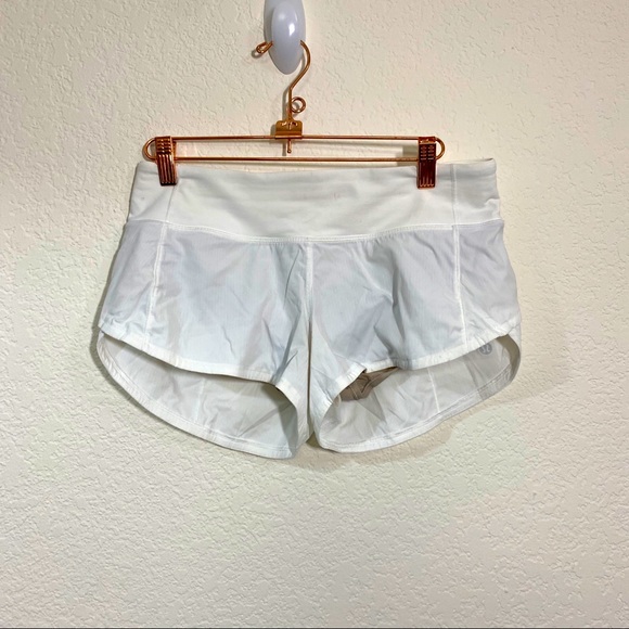 Lululemon White Hot Shorts - Picture 1 of 3
